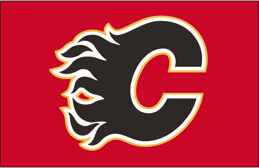 Calgary Flames 2003 04-Pres Jersey Logo iron on paper